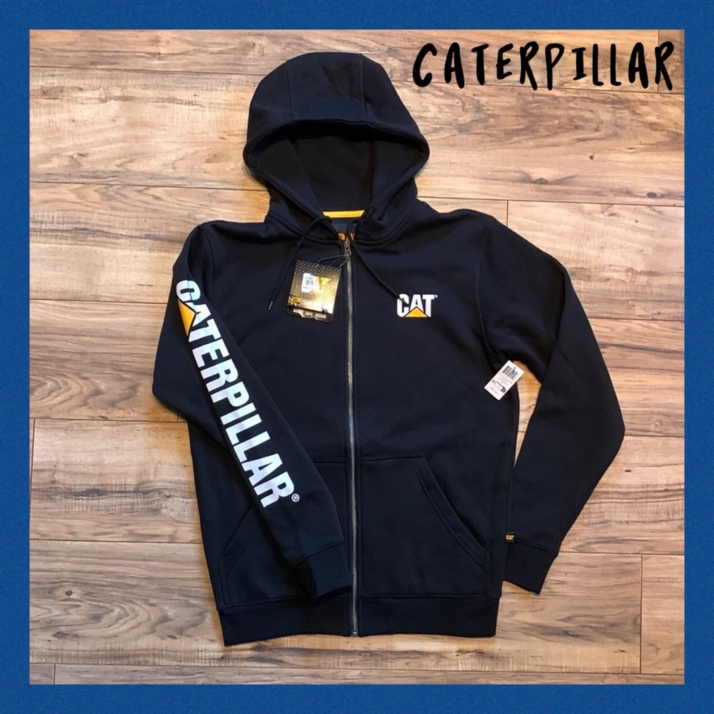 Caterpillar zip Hoodie- men’s medium